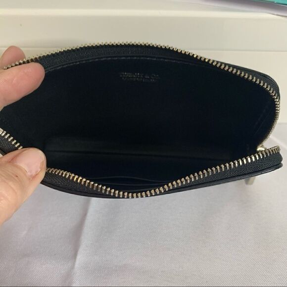 Tiffany & Co. Leather zip around pouch - Black New - Picture 8 of 9